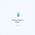 Spinovex lumbar support pillow for lower back pain relief