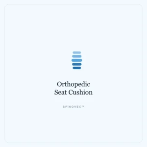 Spinovex orthopedic gel seat cushion for tailbone pressure relief