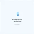 Spinovex memory foam travel neck pillow